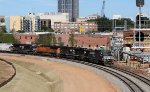 NS 8950 leads train 351 past the new Union Station (under construction)